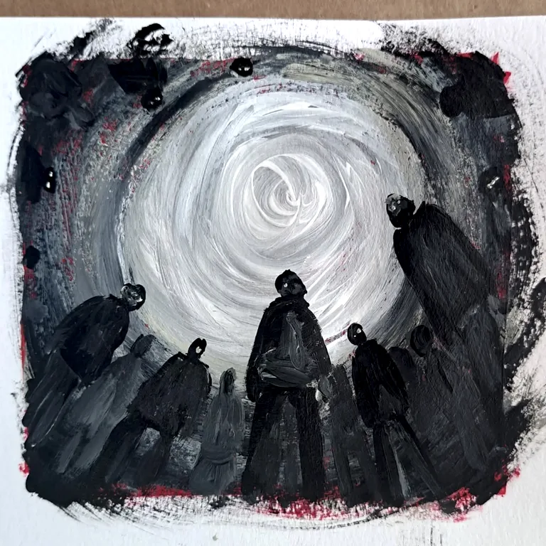 «Darks», acrílico de emeeme
